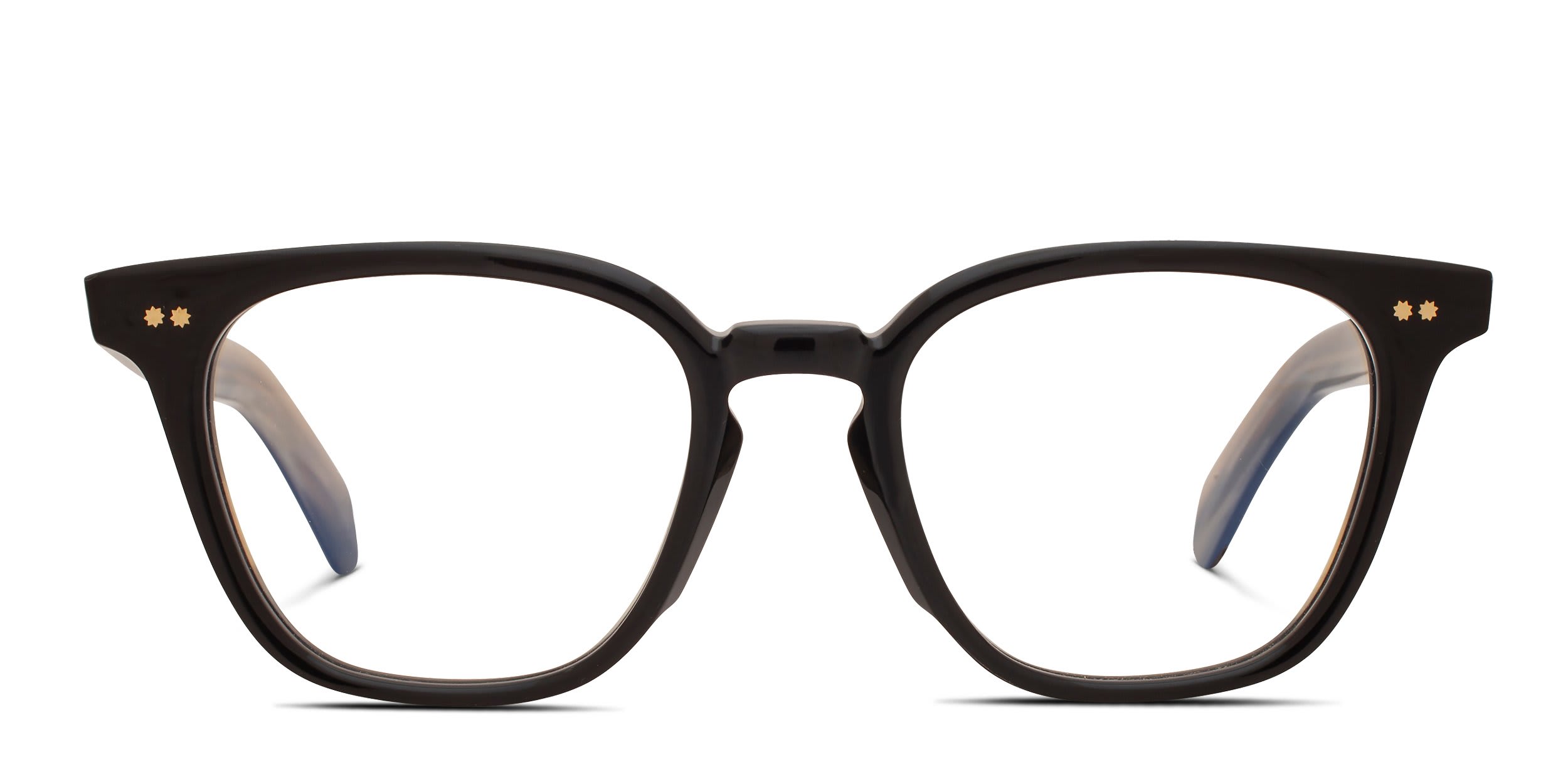 Cutler and Gross GR05 Shiny Black glasses - Shiny Black - Frontal View