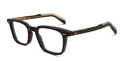 Cutler and Gross GR10 Shiny Black glasses - Shiny Black - Angle View
