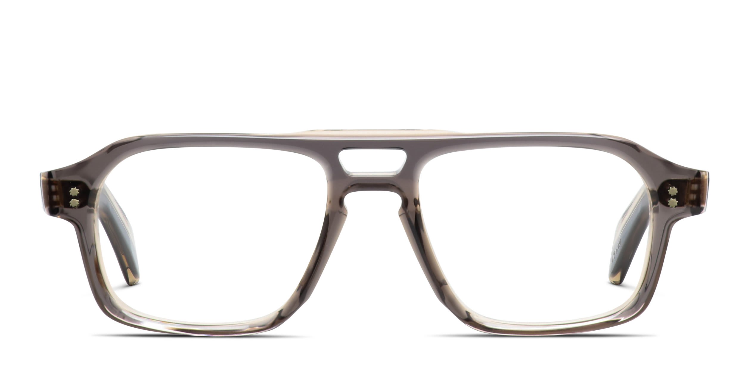 Cutler and Gross GR15 Gray glasses - Gray - Frontal View
