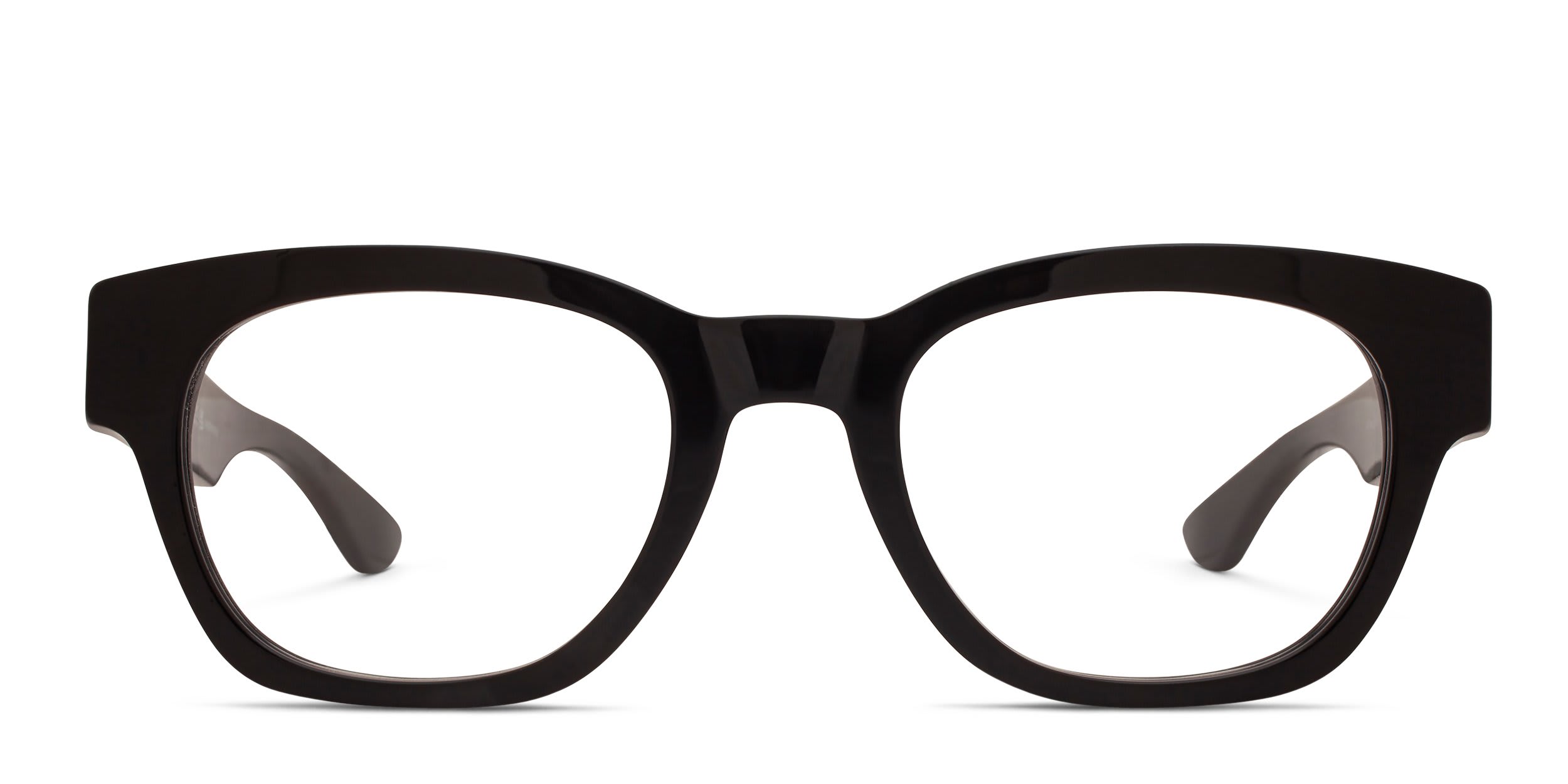 Alexander McQueen AM0530O Black glasses - Black - Frontal View