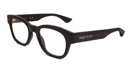 Alexander McQueen AM0530O Black glasses - Black - Angle View