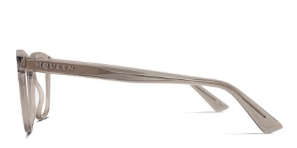 Alexander McQueen AM0539O Gray glasses - Gray - Side View