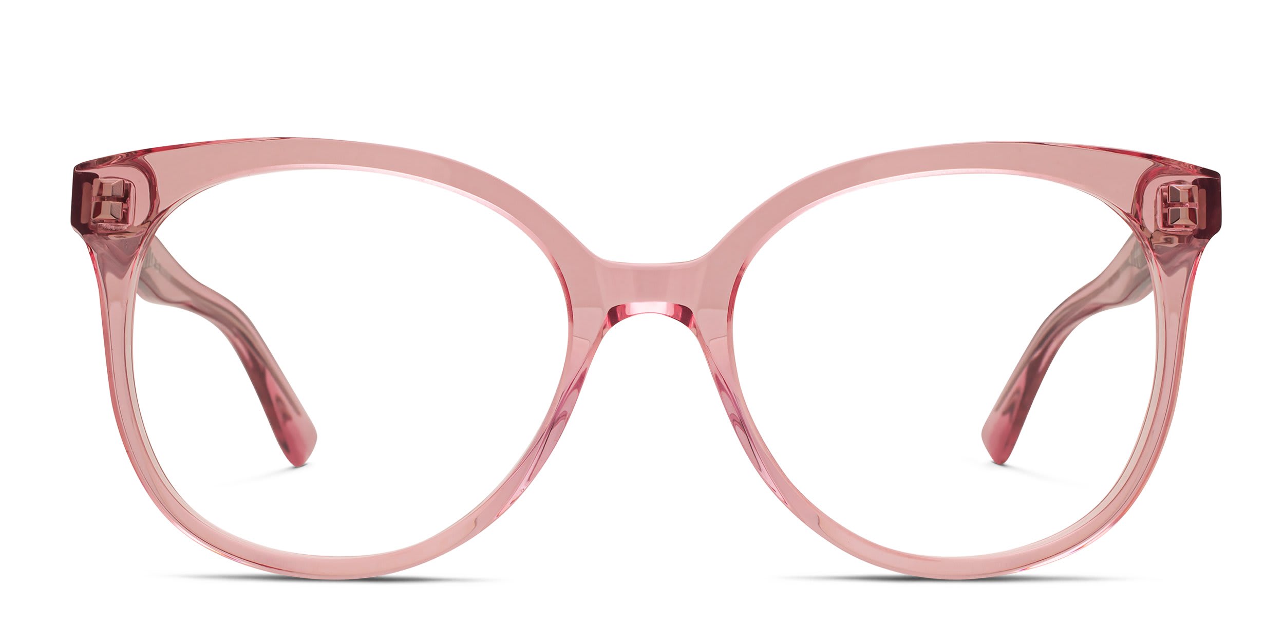 Alexander McQueen AM0540O Pink glasses - Pink - Frontal View
