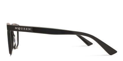 Alexander McQueen AM0541O Green, Black glasses - Green / Black - Side View