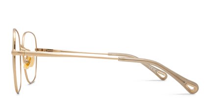 Chloe CH0345O Gold glasses - Gold - Side View