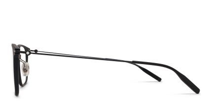 Mont Blanc MB0100O Black glasses - Black - Side View