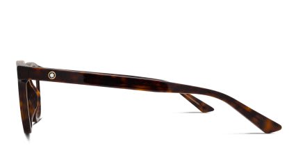 Mont Blanc MB0422O Brown, Tortoise glasses - Brown / Tortoise - Side View