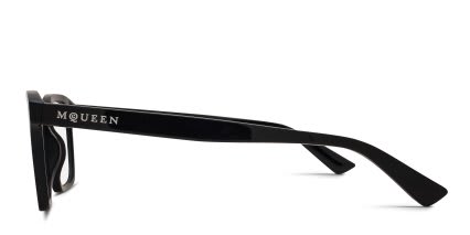Alexander McQueen AM0566O Black glasses - Black - Side View
