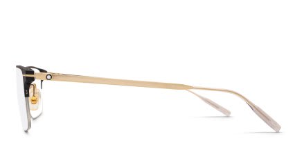 Mont Blanc MB0468O Black glasses - Black - Side View