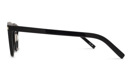 Saint Laurent SL28 Black glasses - Black - Side View