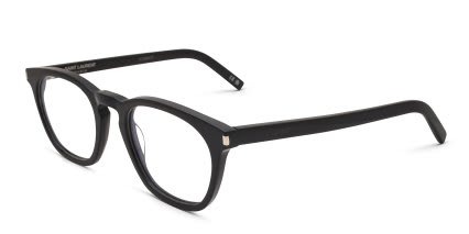 Saint Laurent SL28 Black glasses - Black - Angle View