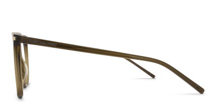 Saint Laurent SL39 Green glasses - Green - Side View