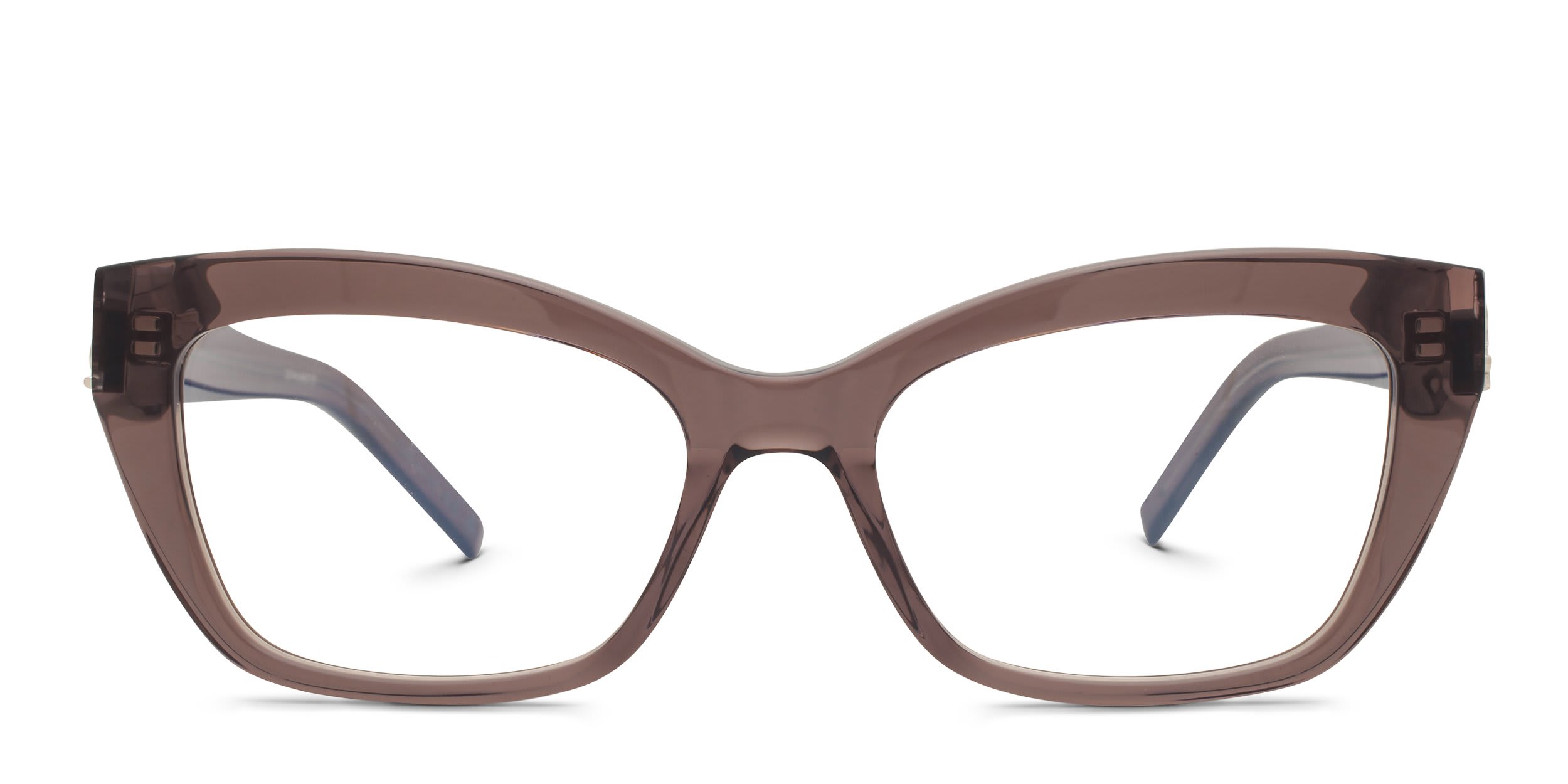Saint Laurent SLM117 Brown glasses - Brown - Frontal View