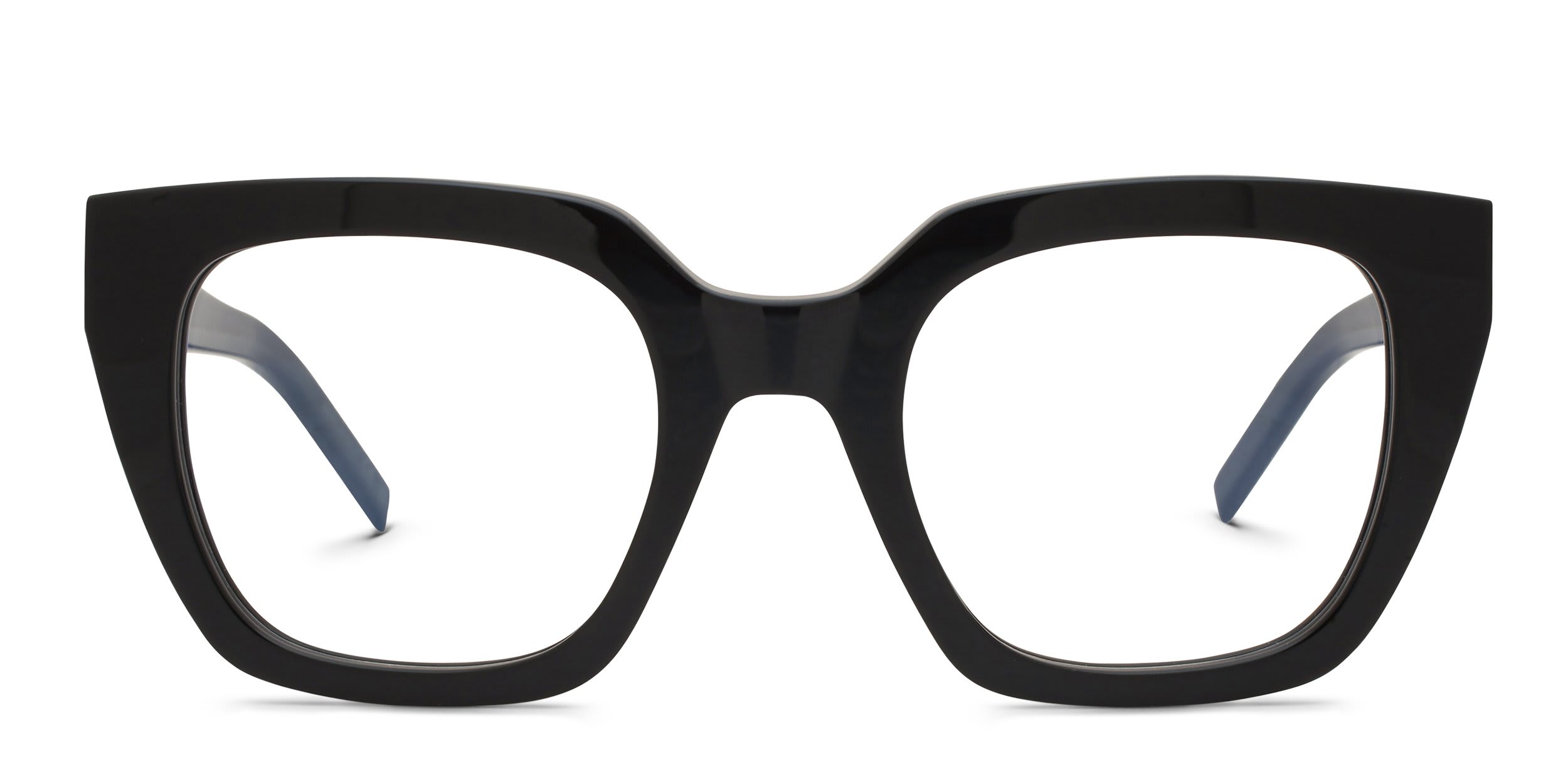 Saint Laurent SLM143 Black glasses - Black - Frontal View