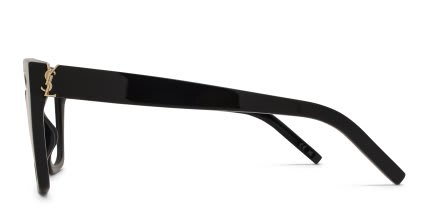 Saint Laurent SLM143 Black glasses - Black - Side View