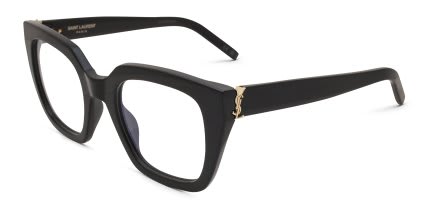 Saint Laurent SLM143 Black glasses - Black - Angle View