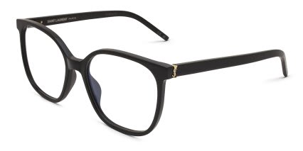 Saint Laurent SLM155 Black glasses - Black - Angle View