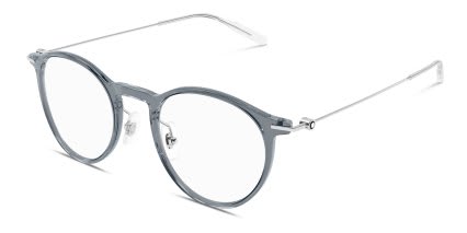 Mont Blanc MB0099O Gray glasses - Gray - Angle View