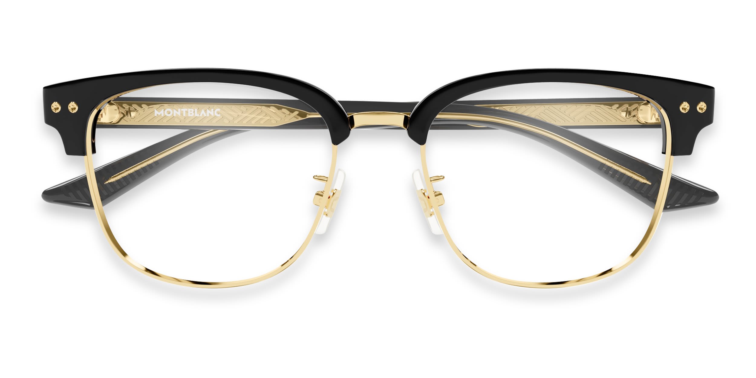 Mont Blanc MB0259OK Black glasses - Black - Frontal View