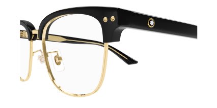 Mont Blanc MB0259OK Black glasses - Black - Side View