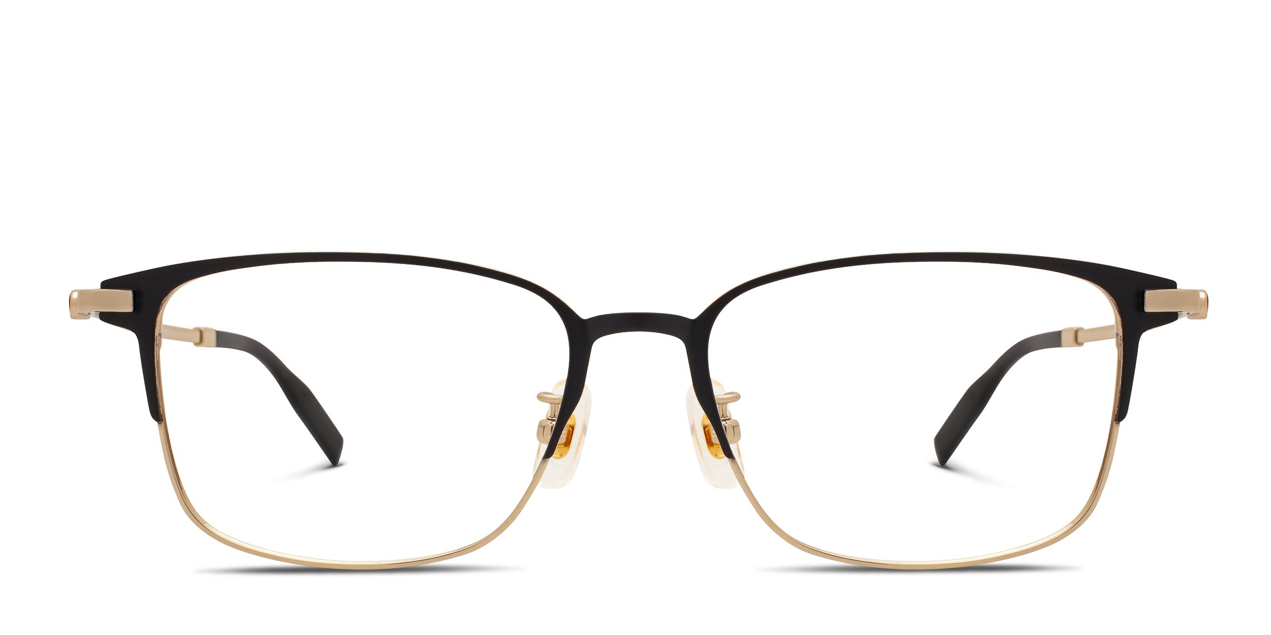 Mont Blanc MB0314OA Black, Gold glasses - Black / Gold - Frontal View