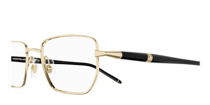 Mont Blanc MB0347O Gold glasses - Gold - Side View