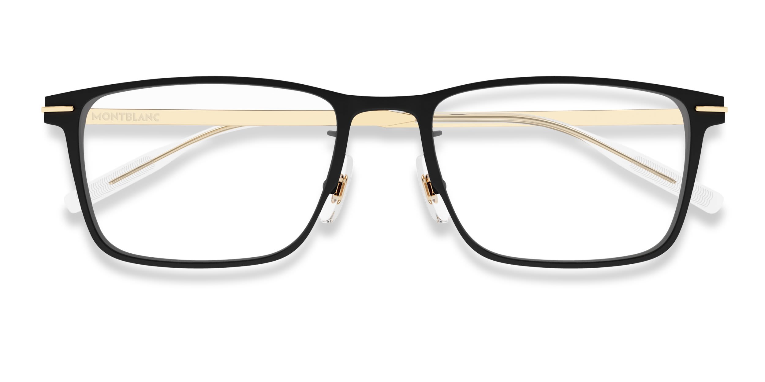 Mont Blanc MB0396ON Black glasses - Black - Frontal View