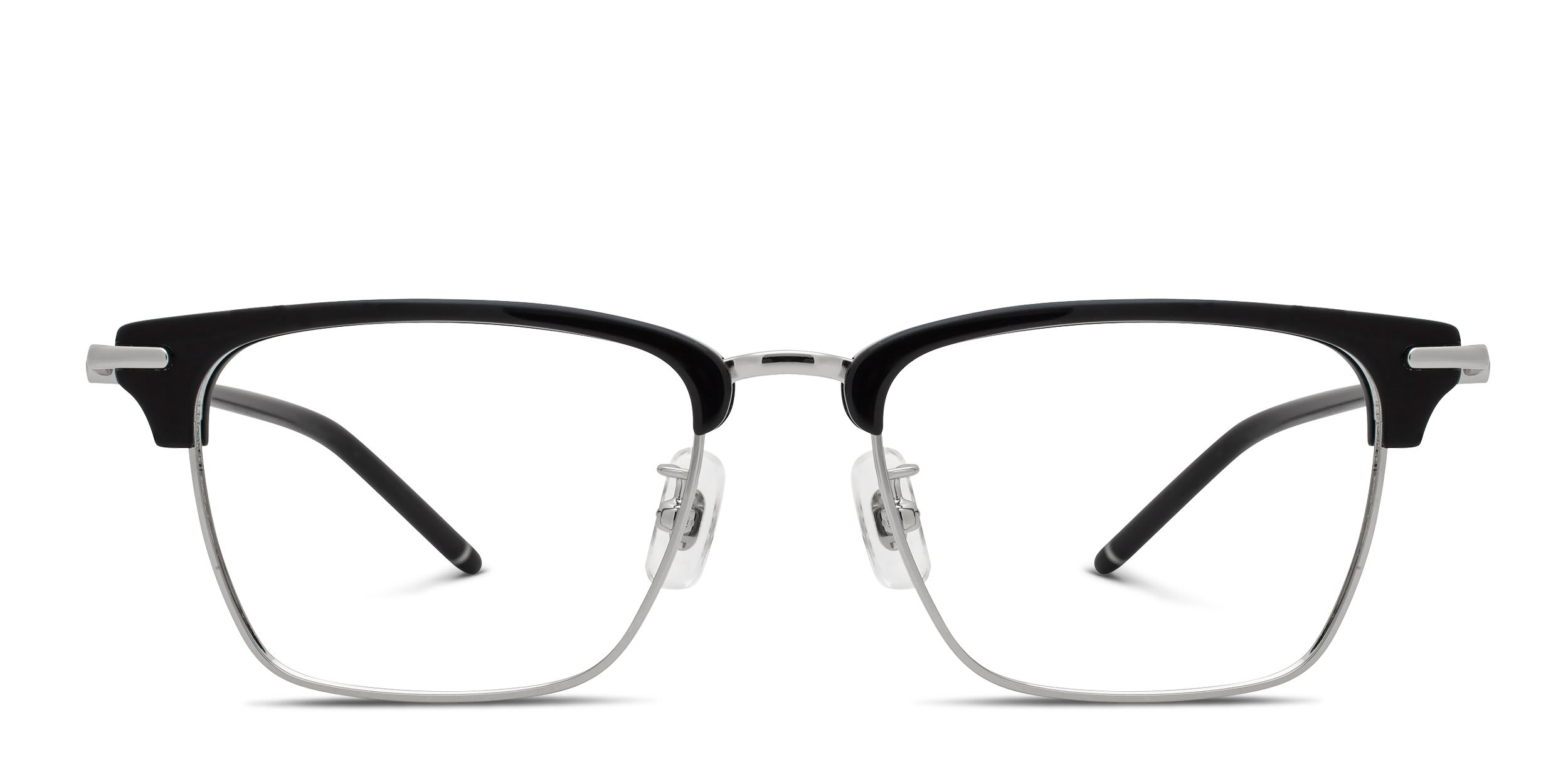 Mont Blanc MB0409O Black, Silver glasses - Black / Silver - Frontal View