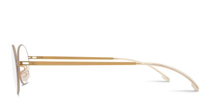 Mykita Emmi Gold glasses - Gold - Side View