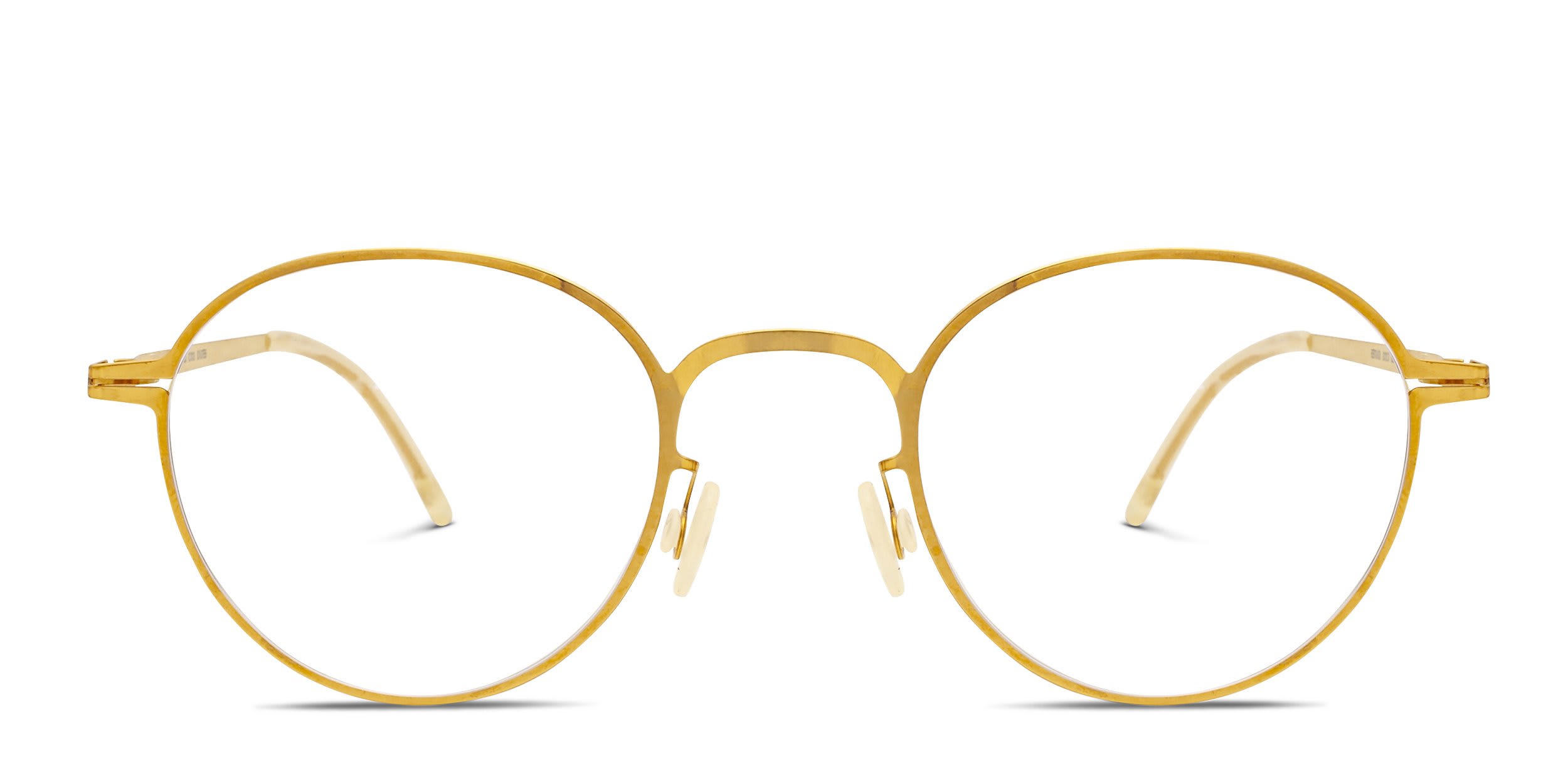 Mykita Flemming Gold glasses - Gold - Frontal View