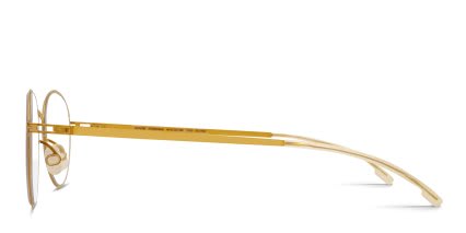 Mykita Flemming Gold glasses - Gold - Side View