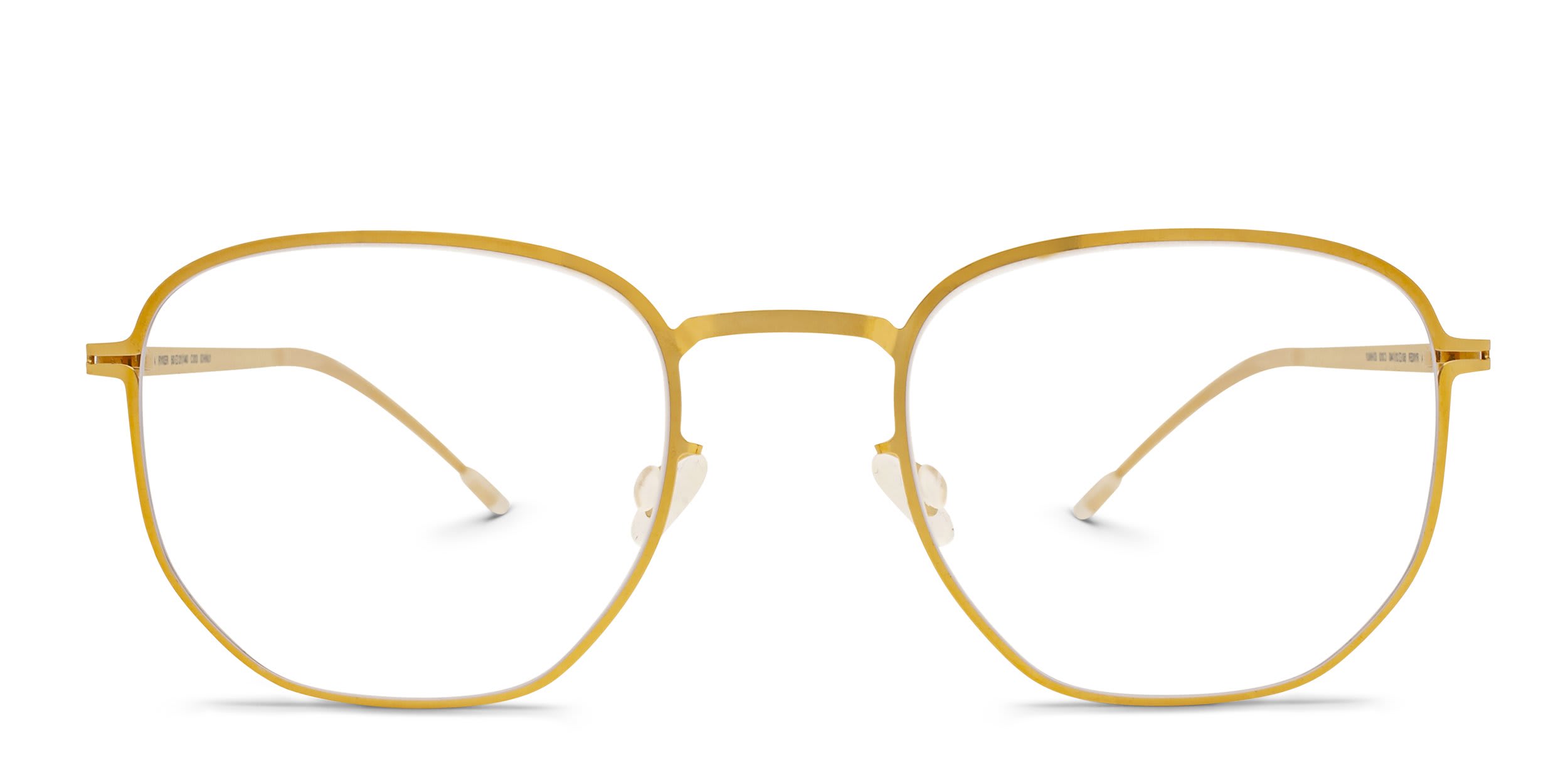 Mykita Ryker Gold glasses - Gold - Frontal View