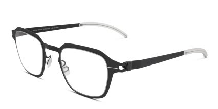 Mykita Waters Blue glasses - Blue / Black - Angle View