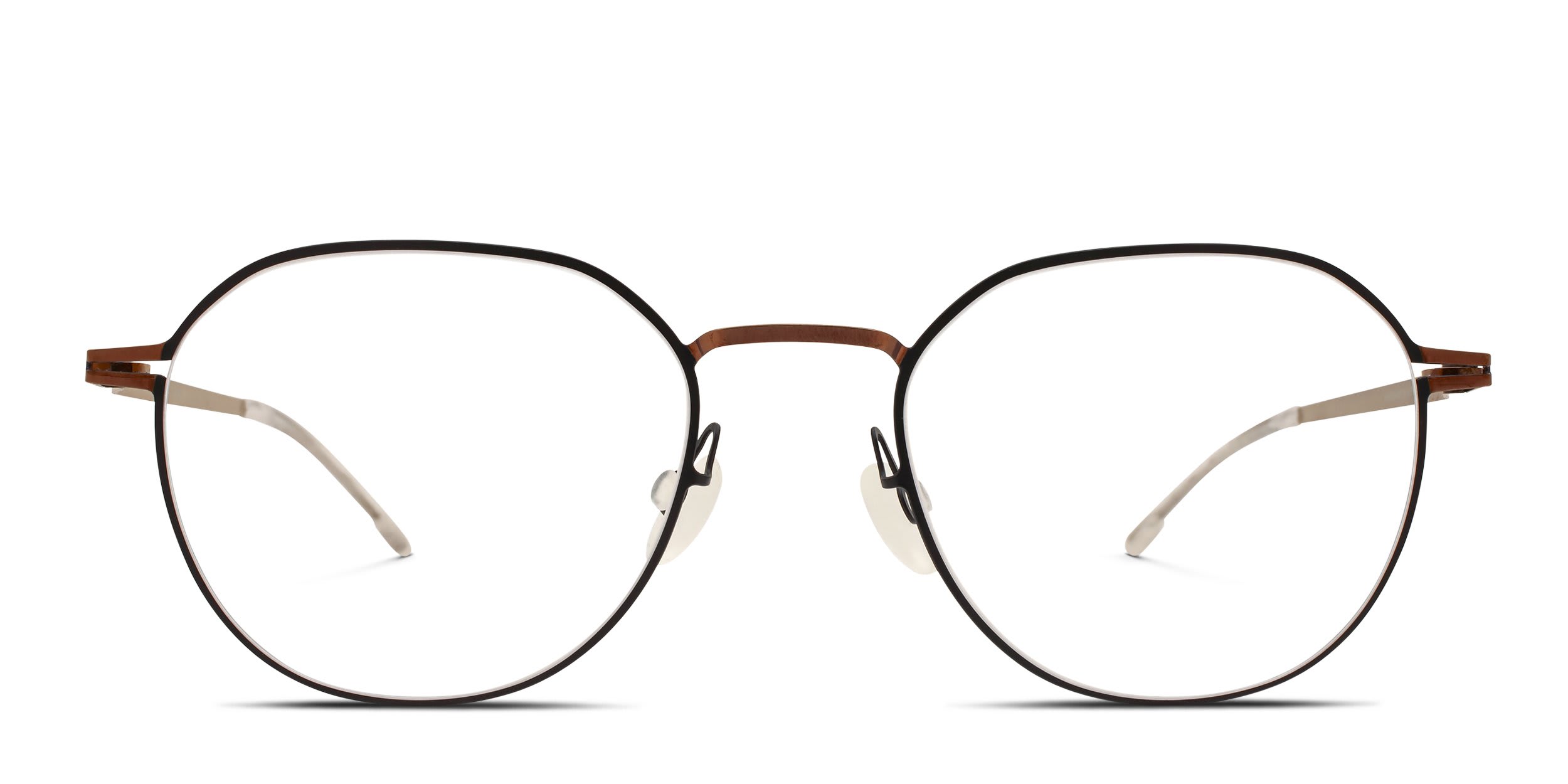 Mykita Yngve Black, Brown glasses - Black / Brown - Frontal View