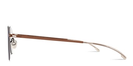 Mykita Yngve Black, Brown glasses - Black / Brown - Side View