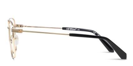 Off-White OW6018 Gold glasses - Gold - Side View