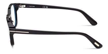 Tom Ford FT6169-B Black glasses - Black - Side View