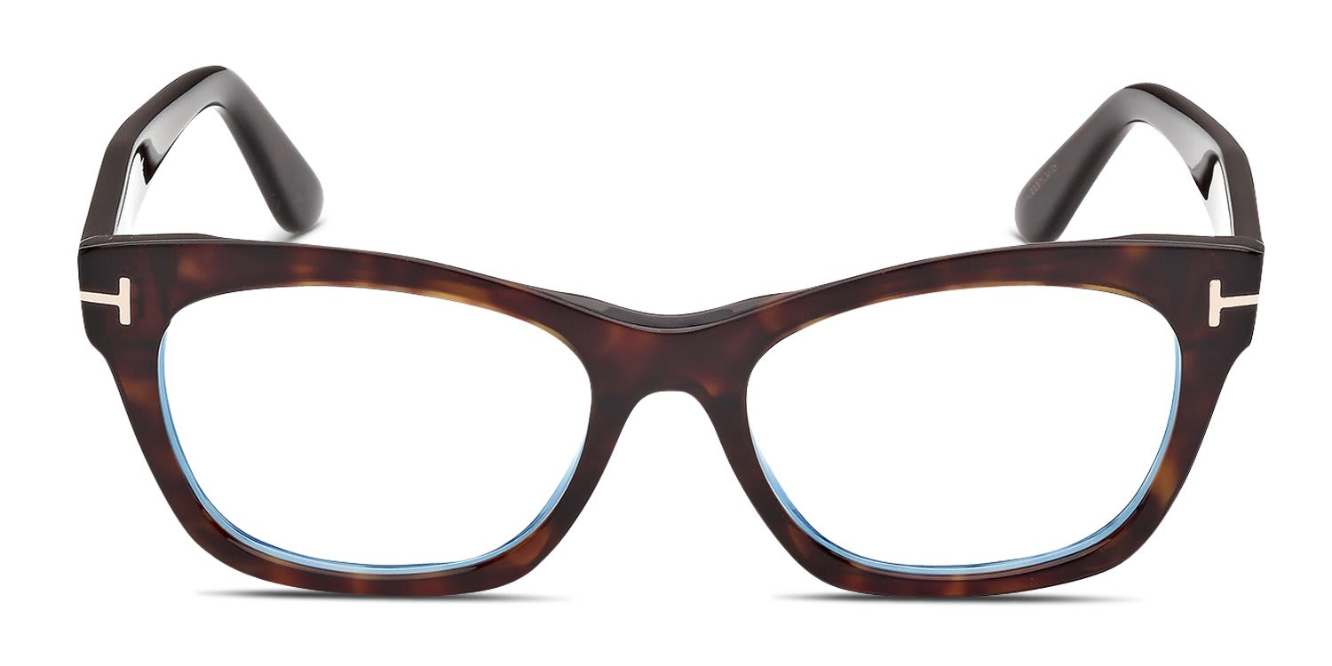 Tom Ford FT6173-B Tortoise glasses - Tortoise - Frontal View