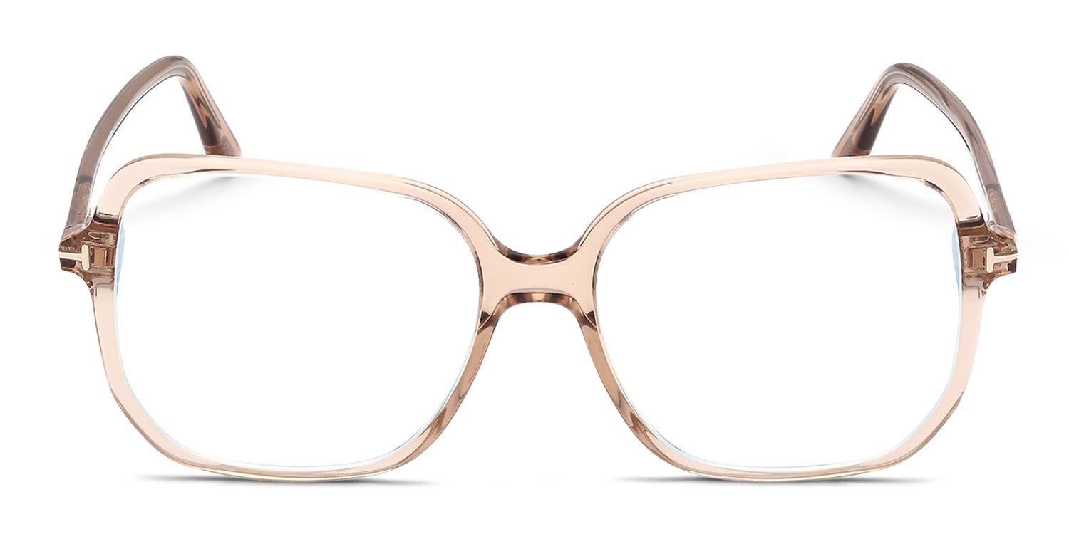 Tom Ford FT5578-B Clear glasses - Clear - Frontal View