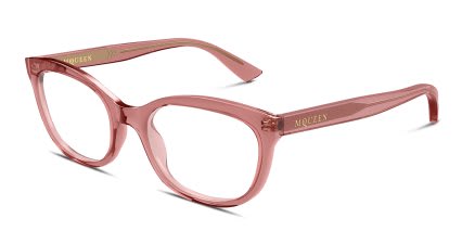 Alexander McQueen AM0569O Red glasses - Pink - Angle View