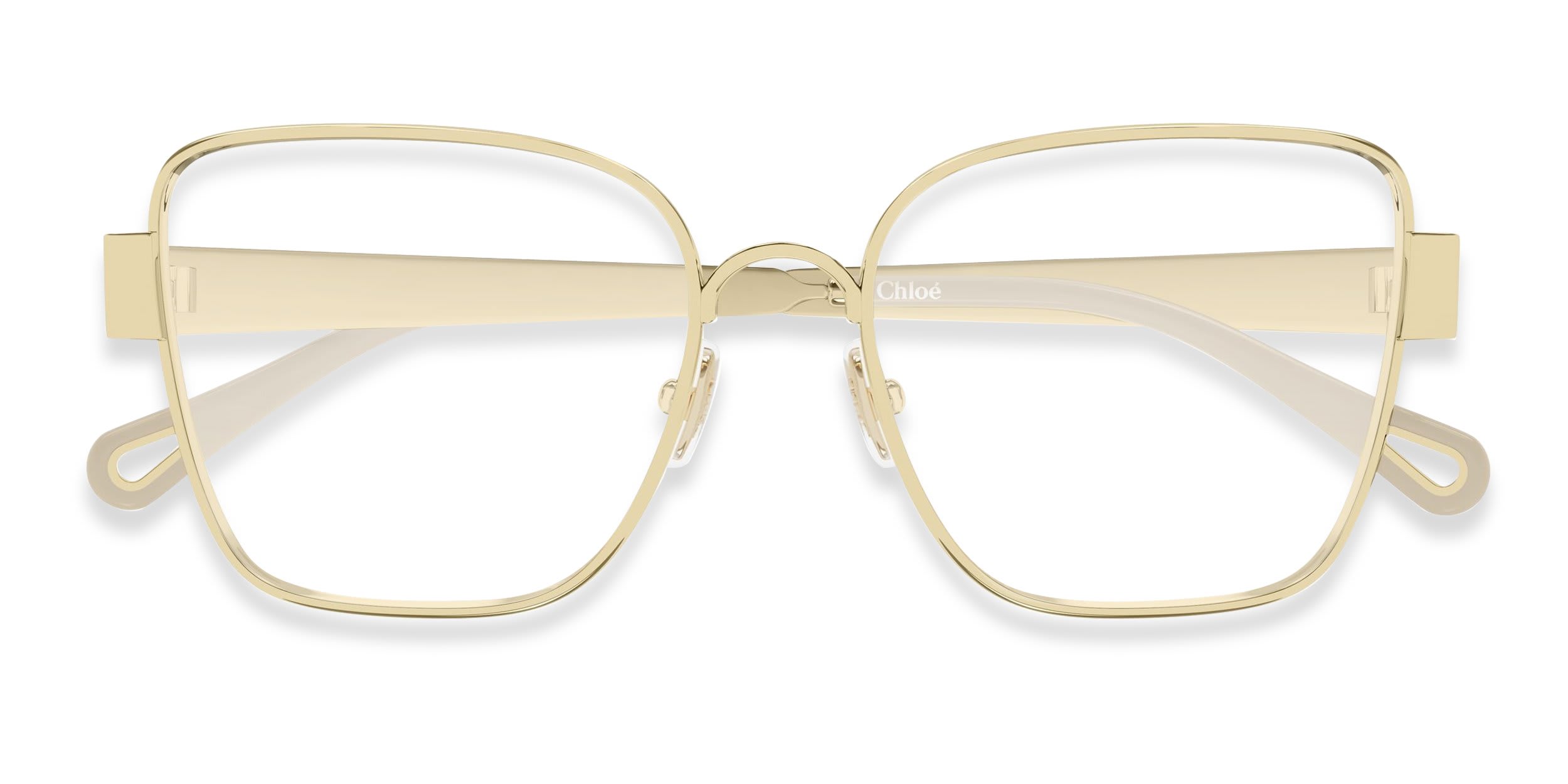 Chloe CH0356O Gold glasses - Gold - Frontal View