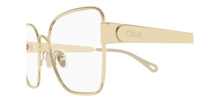 Chloe CH0356O Gold glasses - Gold - Side View