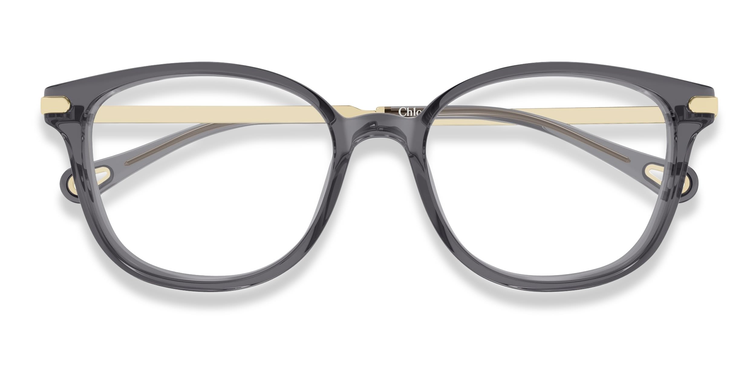 Chloe CH0359O Gray glasses - Gray - Frontal View
