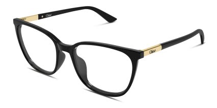 Chloe CH0370OL Black glasses - Black - Angle View