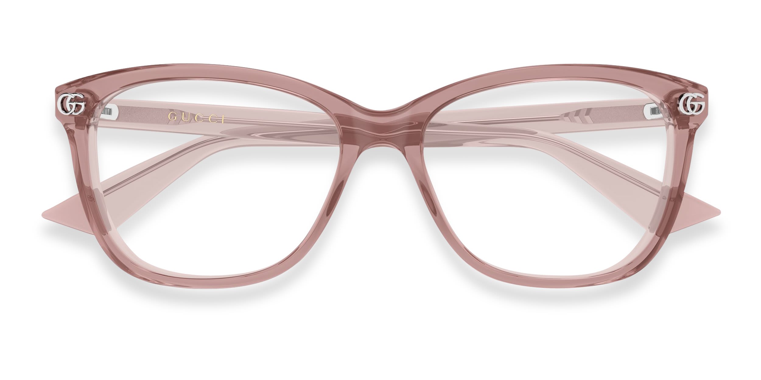 Gucci GG2113O Pink glasses - Pink - Frontal View