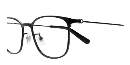 Mont Blanc MB0463OL Black glasses - Black - Side View
