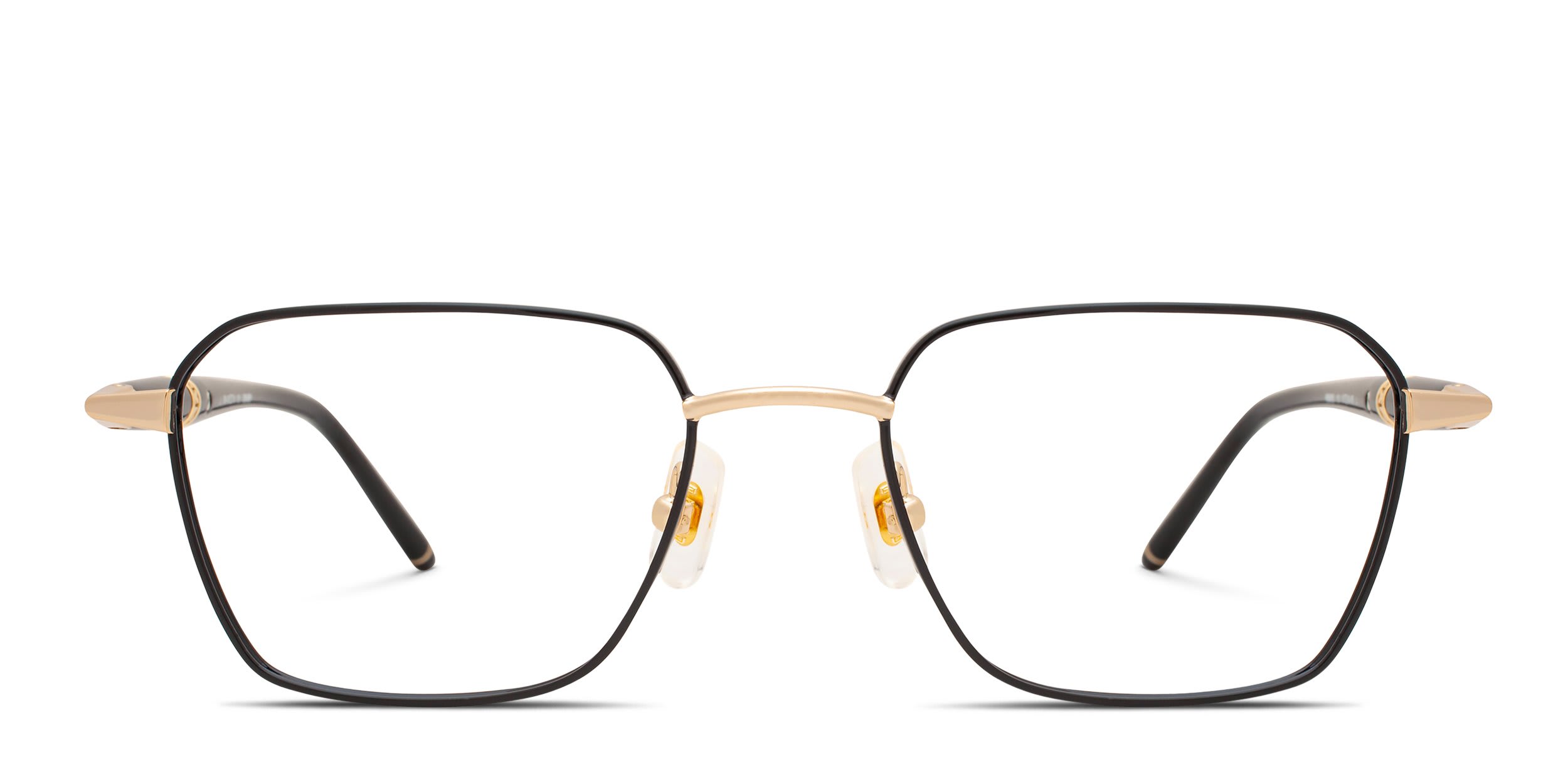 Mont Blanc MB0485O Black, Gold glasses - Black / Gold - Frontal View