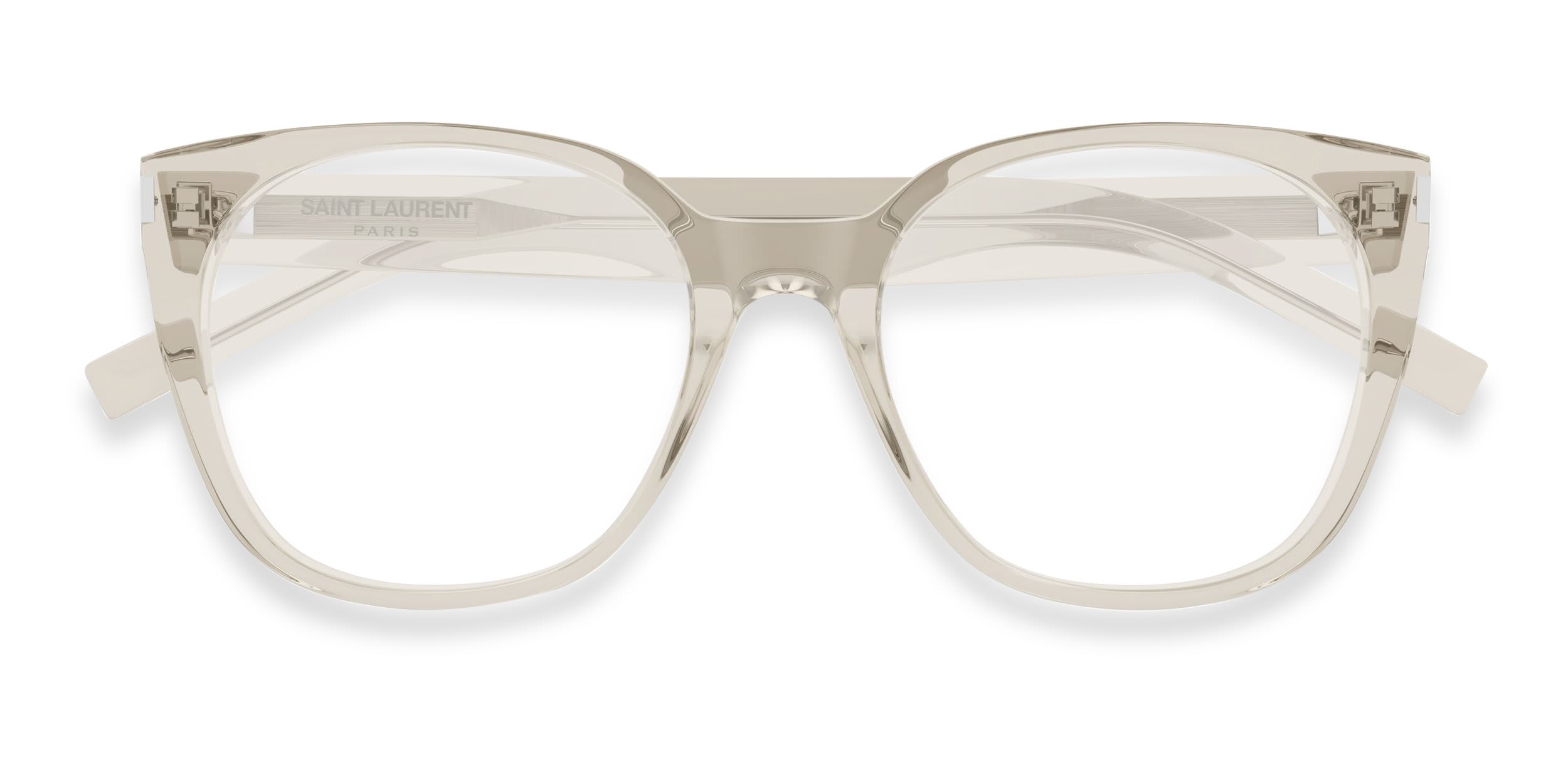 Saint Laurent SL897 Beige glasses - Beige - Frontal View