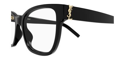 Saint Laurent SLM158 Black glasses - Black - Side View