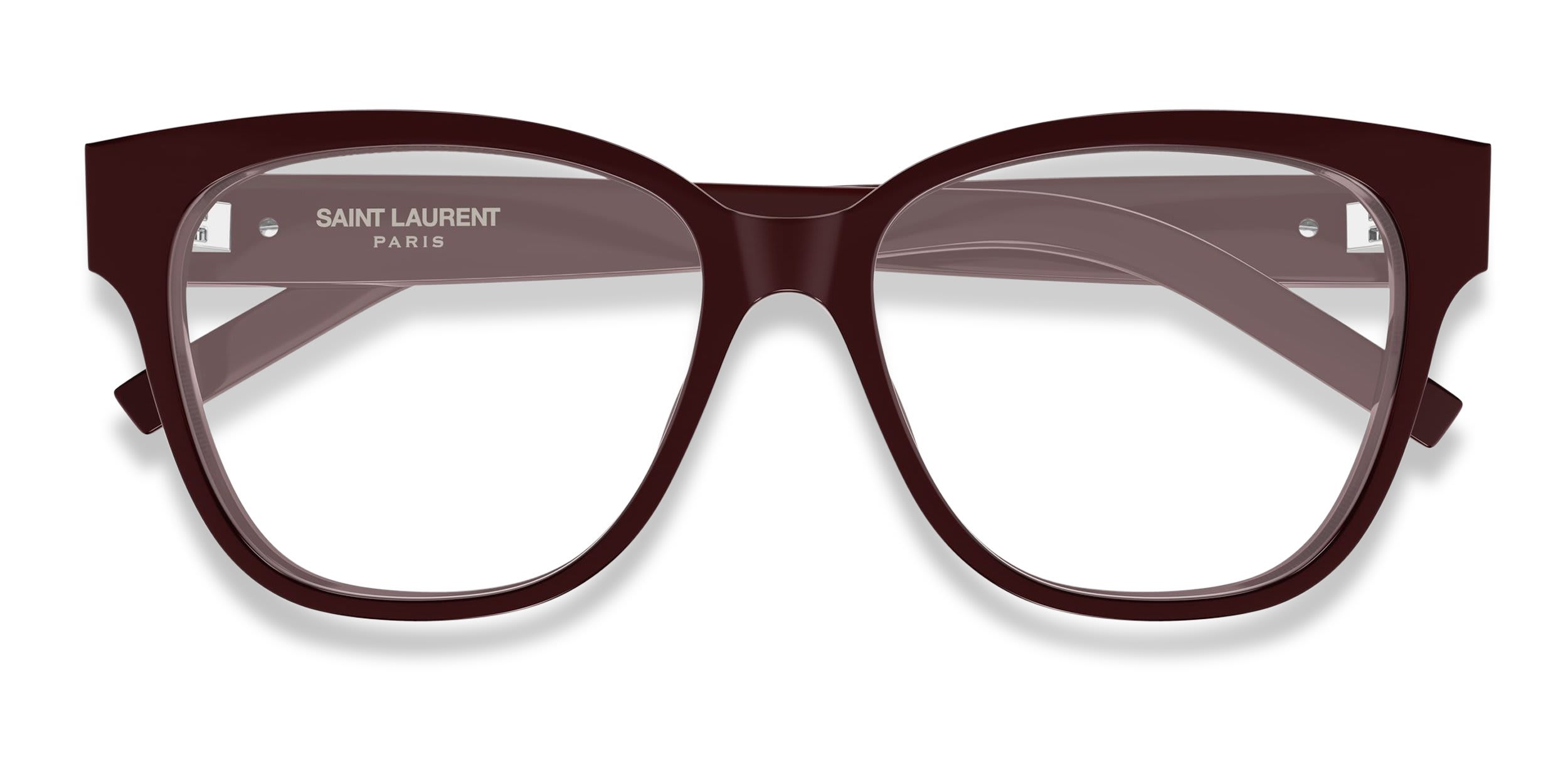 Saint Laurent SL M33 Red glasses - Red - Frontal View